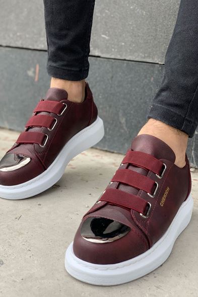CH251 - CBT Mirror Erkek Ayakkabı BORDO
