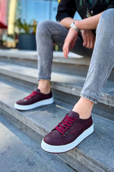 CH043 - CBT Cowien Erkek Ayakkabi BORDO