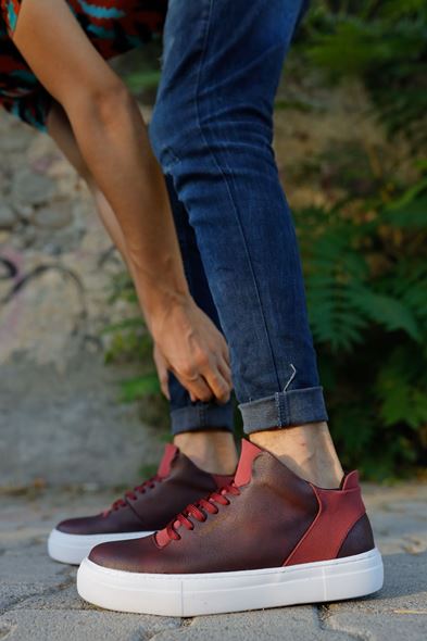 CH004 - CBT Hıde Erkek Ayakkabı BORDO