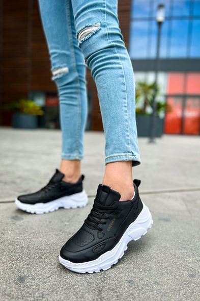 CH089 - CBT Low Top Lace Up Erkek Ayakkabı SIYAH