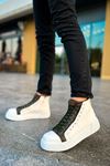 CH167 - GBT Blazer Erkek Bot BEYAZ / HAKI