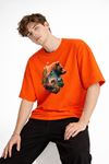 Bear2 - Oversize Tişört TURUNCU