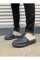 JY151 Boost Bağcıklı Cilt Süet Erkek Günlük Sneaker Ayakkabı CSST - Siyah/Gri