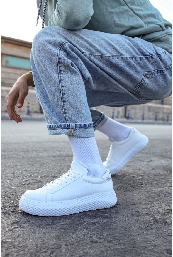 CH107 - CBT Felibord Erkek Ayakkabı BEYAZ / BEYAZ