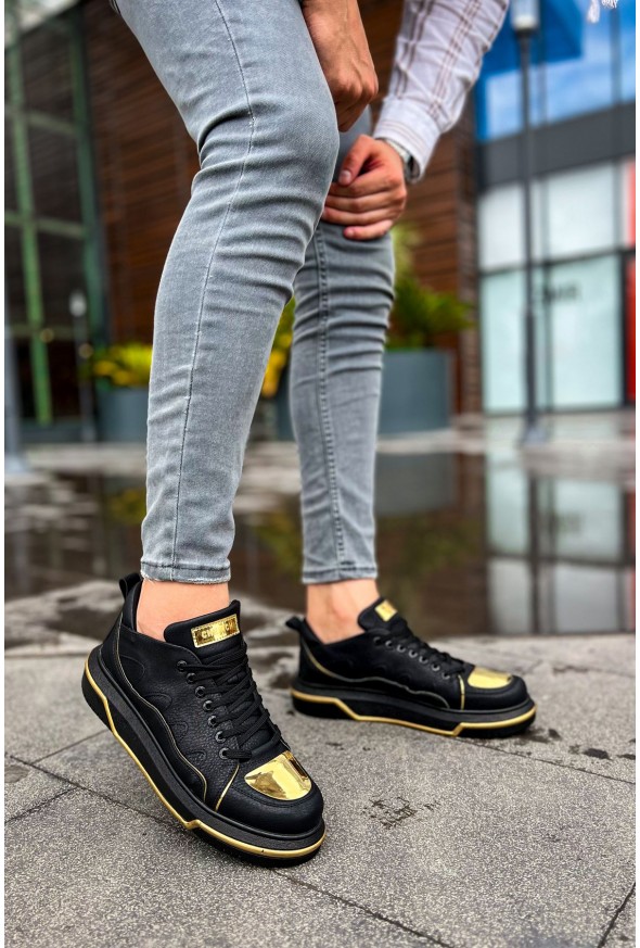 CH183 - CST Jet Setter Mirror  Erkek Ayakkabı SIYAH/ALTIN