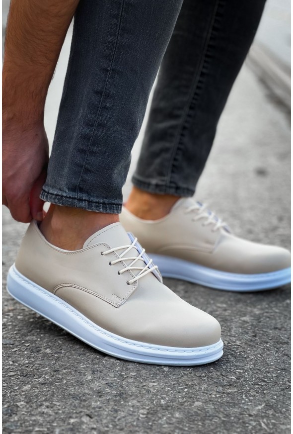 CH003 - CBT Pelle Classica Erkek Ayakkabı BEJ