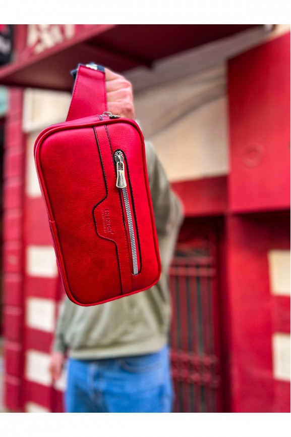 CH101 - Poani Tablet Erkek Çanta KIRMIZI