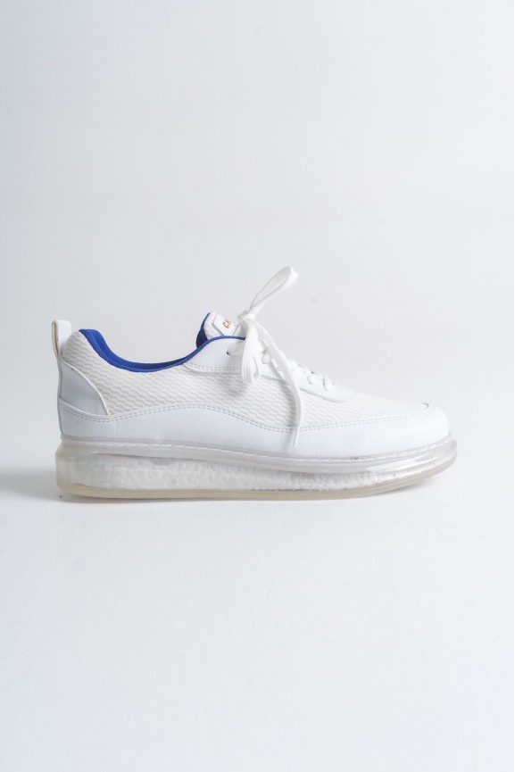 CH181 - RRT İpekyol  Erkek Ayakkabı BEYAZ / SAX MAVI