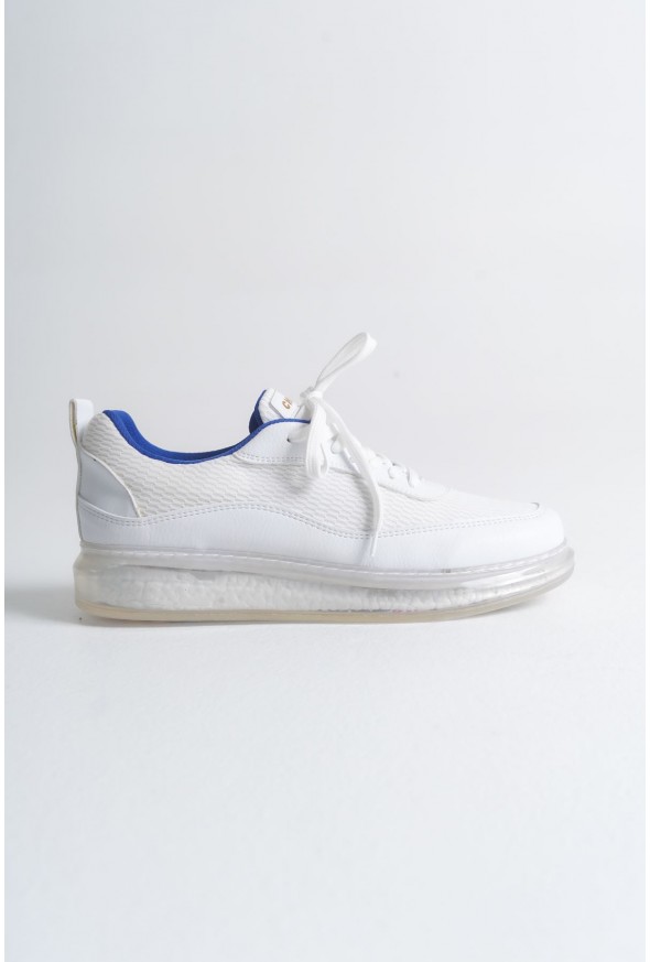 CH181 - RRT İpekyol  Erkek Ayakkabı BEYAZ / SAX MAVI