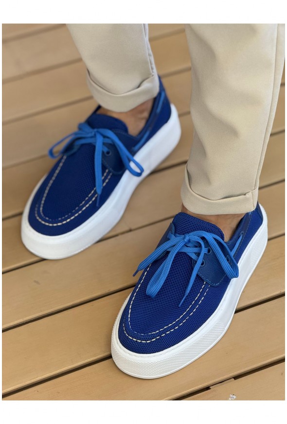 CH2602 - Triko Erkek Ayakkabı MAVI