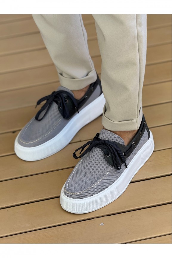 CH2602 - Triko Erkek Ayakkabı ANTRASIT