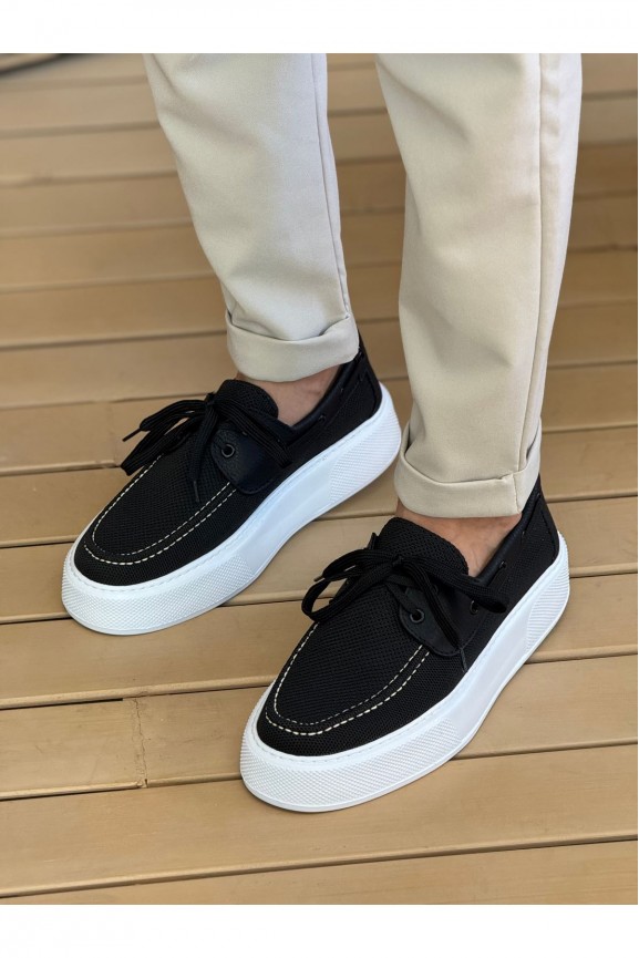 CH2602 - Triko Erkek Ayakkabı SIYAH