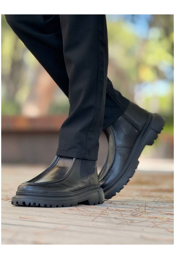 CH2433 - FRT Erkek Bot SIYAH