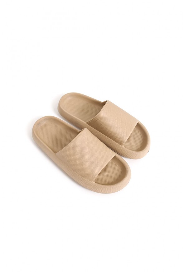 TRL001 - Poliüretan Erkek Terlik BEJ