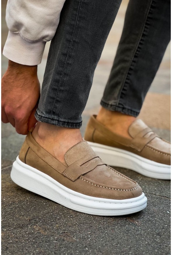 RS615 - Lüx Süet Erkek Ayakkabı VIZON