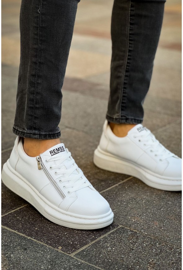 RS601 - Lüx Süet Erkek Ayakkabı BEYAZ